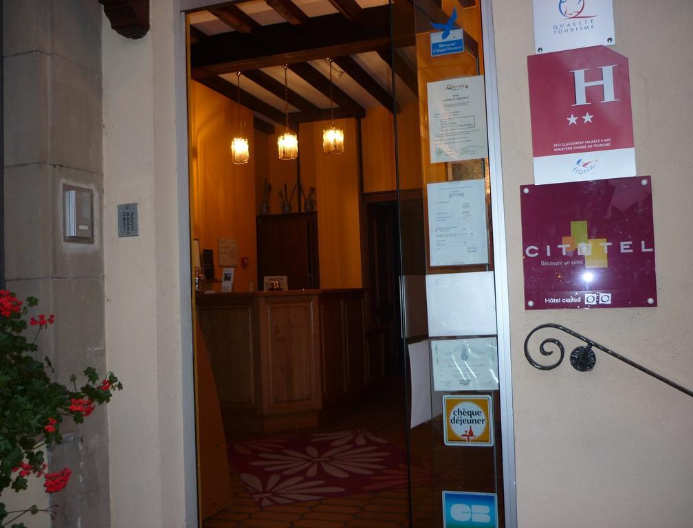 Hotel Des Vosges 5 Rue De La Gare Obernai Eksteriør bilde